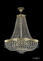 Люстра потолочная хрустальная 19273/H2/45IV G Bohemia Ivele Crystal прозрачная на 6 ламп, основание золотое в стиле классика sp