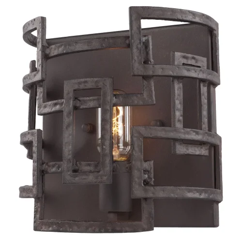 Бра лофт LSP-9121 Lussole коричневый на 1 лампа, основание коричневое в стиле лофт 