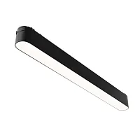 Трековый светильник LED Magnetic track system Radity TR080-1-18W4K-B Maytoni чёрный для шинопроводов серии Magnetic track system Radity чёрный
