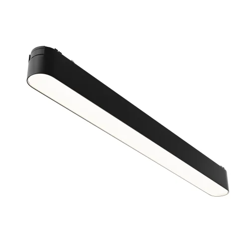 Трековый светильник LED Magnetic track system Radity TR080-1-18W4K-B Maytoni чёрный для шинопроводов серии Magnetic track system Radity чёрный