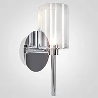 Бра Axo Light Spillray AP wall lamp 84837-22 ImperiumLoft прозрачный 1 лампа, основание хром в стиле современный 