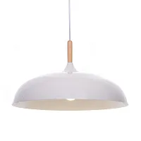 Светильник подвесной Versi LDP 7899 WT Lumina Deco белый 1 лампа, основание белое в стиле минимализм современный 