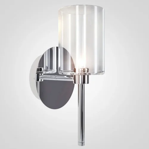 Бра Axo Light Spillray AP wall lamp 84837-22 ImperiumLoft прозрачный на 1 лампу, основание хром в стиле современный 