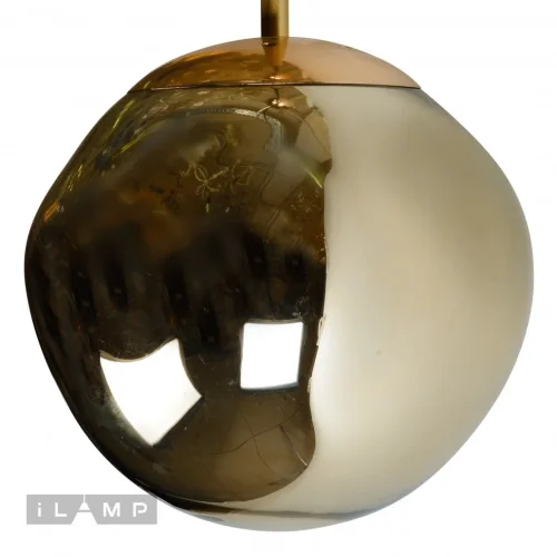 Светильник подвесной Artis A1537/200/F3 GD iLamp золотой 1 лампа, основание золотое в стиле современный  фото 3