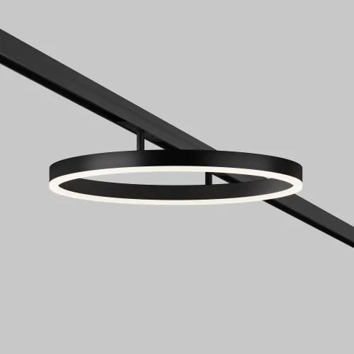 Трековый светильник Rim Exility 4000K 24Вт 120° TR227-2-24W4K-B Maytoni чёрный для шинопроводов серии Magnetic track system Exility чёрный фото 4
