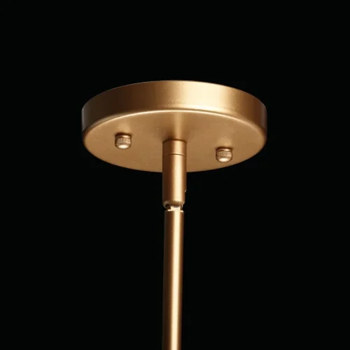 Люстра на штанге Илоника 451011704 MW-Light прозрачная на 4 лампы, основание золотое в стиле современный  фото 3