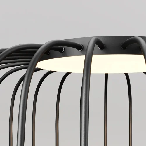 Ландшафтный светильник LED Wisp O478FL-L18GF3K Maytoni уличный IP графит на 1 лампу, плафон графит в стиле хай-тек современный LED фото 2