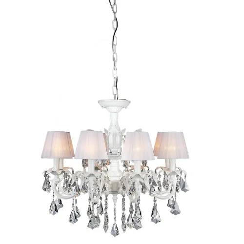Люстра подвесная Catanzaro OML-30807-08 Omnilux белая на 8 ламп, основание белое в стиле классический 
