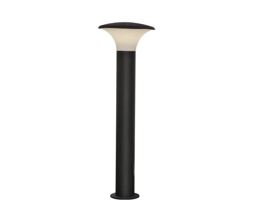 Парковый светильник Леви 09302-80F,19 Kink Light уличный IP54 чёрный на 1 лампу, плафон чёрный белый в стиле современный E27