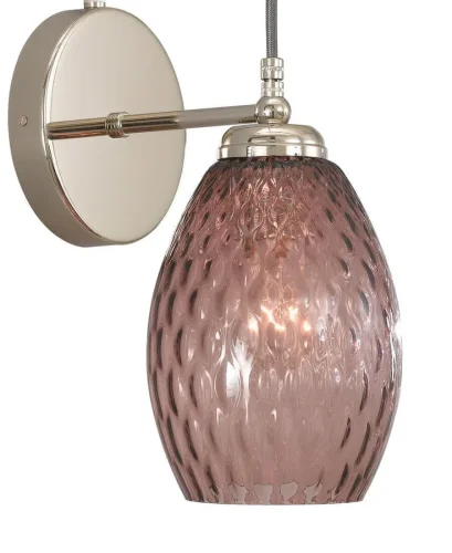 Бра A 10008/1 Reccagni Angelo фиолетовый на 1 лампа, основание никель в стиле классический современный  фото 4