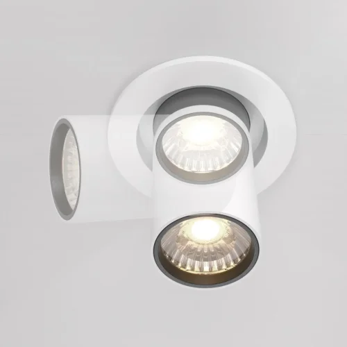 Светильник точечный LED Hidden DL045-01-10W4K-W Maytoni белый 1 лампа, основание белое в стиле хай-тек современный  фото 7