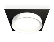 Светильник точечный XC8062001 Ambrella light белый 1 лампа, основание чёрное в стиле хай-тек 
