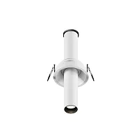 Светильник точечный LED Focus T C140RS-L200-7W3K-W Maytoni белый на 1 лампу, основание белое в стиле современный хай-тек трубочки