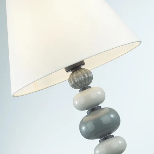 Настольная лампа Sochi 4896/1T Odeon Light белая 1 лампа, основание чёрное керамика металл в стиле кантри  фото 6