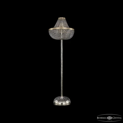 Торшер 19111T4/H/45IV-152 G Bohemia Ivele Crystal sp прозрачный 8 ламп, основание золотое в стиле классика
