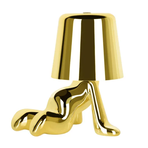 Настольная лампа LED Brothers 10233-A Gold LOFT IT золотая 1 лампа, основание золотое металл в стиле современный животные фото 3