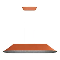 Светильник подвесной LED Sentito SL3001.823.01 ST-Luce оранжевый 1 лампа, основание оранжевое в стиле хай-тек 
