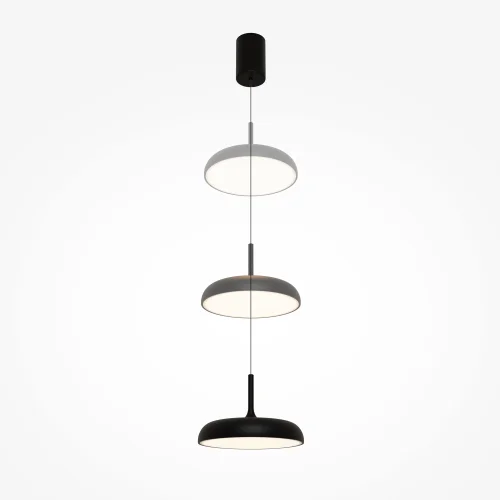Светильник подвесной LED Gerhard MOD189PL-L30B3K Maytoni чёрный на 1 лампу, основание чёрное в стиле современный фото 5