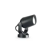 Настенный светильник MINITOMMY PR 4000K NERO Ideal Lux уличный IP65 чёрный 1 лампа, плафон без плафона в стиле современный GU10