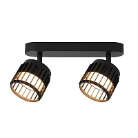 Спот с 2 лампами Atria A8031PL-2BK Arte Lamp чёрный GX53 в стиле современный 