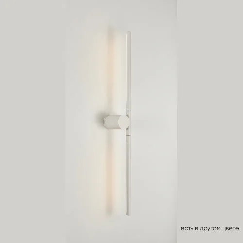 Бра LED CLT 058W2 WH Crystal Lux белый на 2 лампы, основание белое в стиле современный отражённый свет