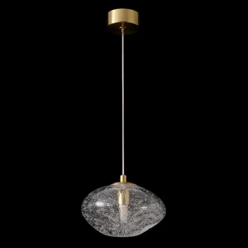 Светильник подвесной FORMLESS SP1 TRANSPARENT Crystal Lux прозрачный на 1 лампу, основание золотое в стиле современный выдувное фото 2 Светильник подвесной FORMLESS SP1 TRANSPARENT Crystal Lux прозрачный на 1 лампу, основание золотое в стиле современный выдувное фото 2
