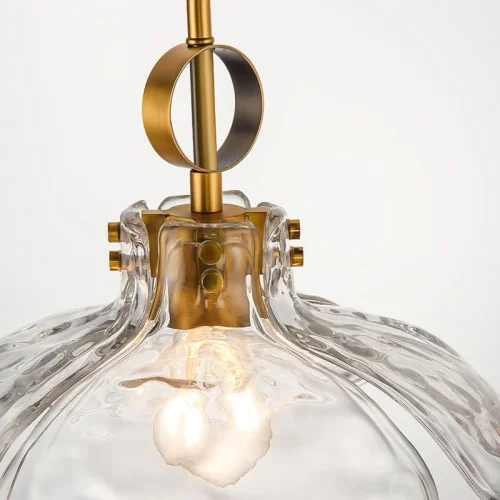 Светильник подвесной FLEUR C Прозрачный 179614-26 ImperiumLoft прозрачный 1 лампа, основание золотое в стиле современный лофт  фото 15