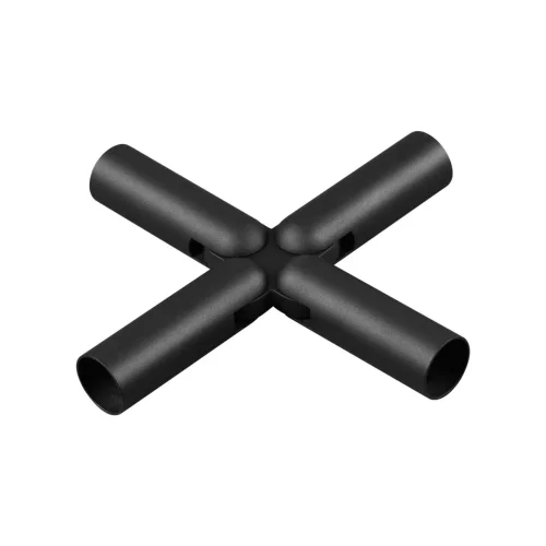 Соединитель гибкий "X" Glat 359381 Novotech чёрный в стиле хай-тек современный для светильников серии Glat glat модульная