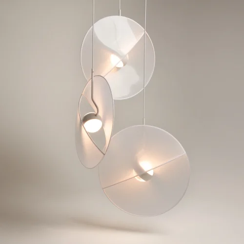 Светильник подвесной LED Reflex MOD154PL-L6W3K1 Maytoni белый на 1 лампу, основание белое в стиле фото 6