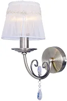 Бра Gertrude TL1138-1W Toplight белый 1 лампа, основание античное бронза в стиле современный 