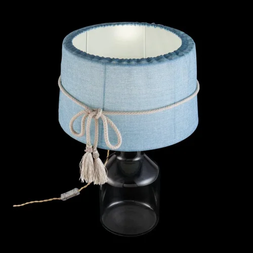 Настольная лампа PELLE 167690-26 ImperiumLoft голубая 1 лампа, основание белое металл в стиле скандинавский  фото 3