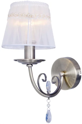 Бра Gertrude TL1138-1W Toplight белый на 1 лампа, основание античное бронза в стиле современный 