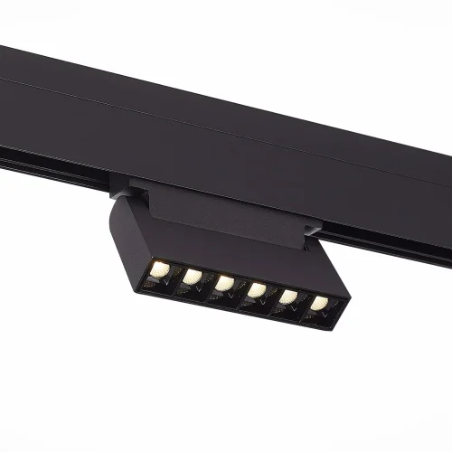 Трековый светильник LED магнитный Nane ST364.446.06 ST-Luce чёрный для шинопроводов серии Skyline 48