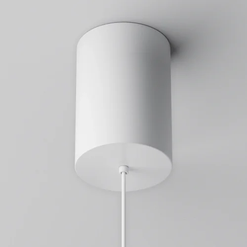 Светильник подвесной LED Plato P076PL-L12W4K-W Maytoni белый 1 лампа, основание белое в стиле современный хай-тек  фото 7
