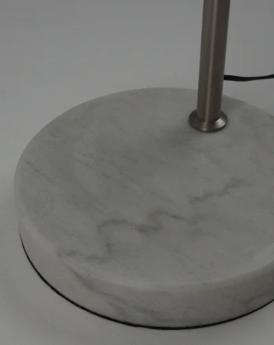 Торшер Arco V11516-1F Moderli изогнутый матовый хром на 1 лампу, основание матовое хром в стиле современный лофт фото 4 Торшер Arco V11516-1F Moderli изогнутый матовый хром на 1 лампу, основание матовое хром в стиле современный лофт фото 4