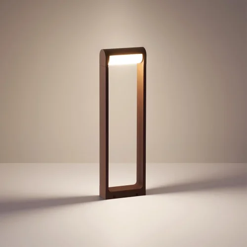 Парковый светильник LED Twinset 7118/12GL Odeon Light уличный IP65 чёрный на 1 лампу, плафон чёрный в стиле хай-тек современный LED фото 5