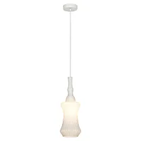 Светильник подвесной LSP-8518 Lussole белый 1 лампа, основание белое в стиле современный 