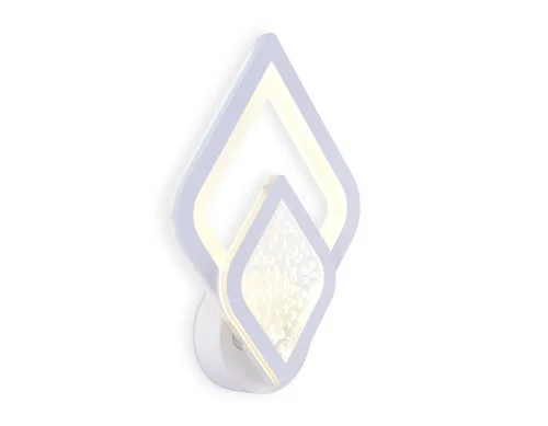 Бра LED FA4289 Ambrella light белый на 1 лампа, основание белое в стиле современный классический квадраты фото 5