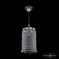 Светильник подвесной 19201/15IV Ni Balls Bohemia Ivele Crystal прозрачный 1 лампа, основание никель в стиле классический balls