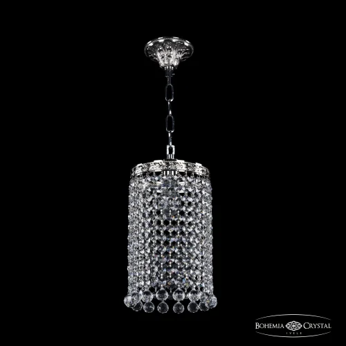 Светильник подвесной 19201/15IV Ni Balls Bohemia Ivele Crystal прозрачный 1 лампа, основание никель в стиле классический balls