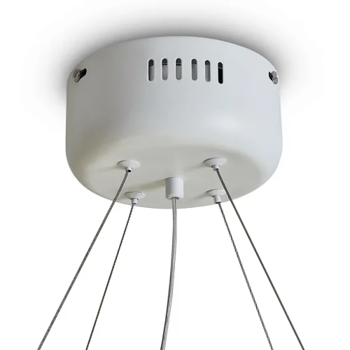 Светильник подвесной LED Rain FR5546PL-L60W Freya прозрачный на 1 лампу, основание белое в стиле современный хай-тек фото 4