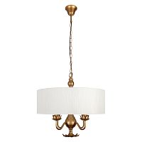 Светильник подвесной Конкорд / Concord 10563P LOFT IT белый на 4 лампы, основание золотое в стиле современный 