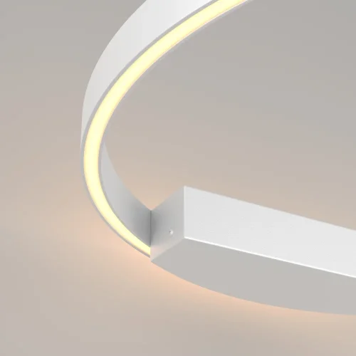 Бра LED Rim MOD058WL-L35W3K Maytoni белый на 1 лампа, основание белое в стиле минимализм хай-тек современный кольца фото 2