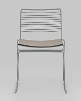 Стул обеденный Danny, серый, с подушкой УТ000038985 Stool Group, /, ножки//, размеры - *770***450*680