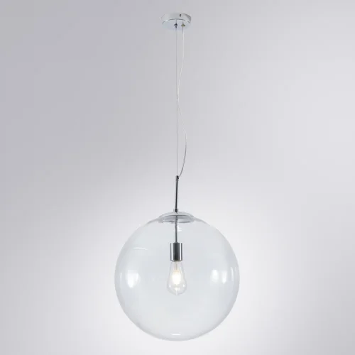 Светильник подвесной Volare A1940SP-1CC Arte Lamp прозрачный 1 лампа, основание хром в стиле модерн  фото 2