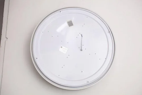 Светильник потолочный LED с пультом 10246/1LED Escada прозрачный на 1 лампу, основание коричневое в стиле современный с пультом фото 2