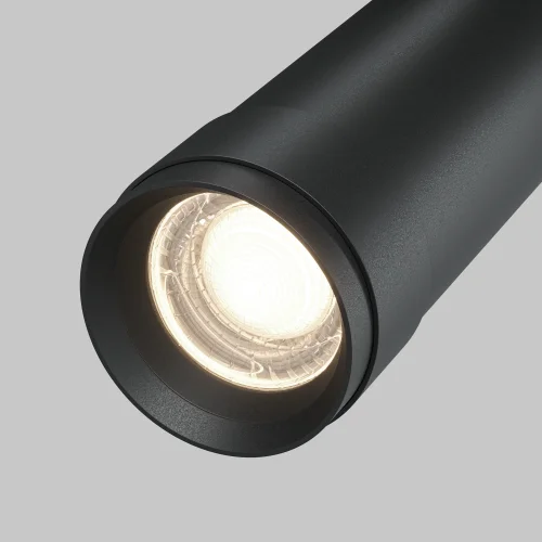 Светильник накладной LED Focus Zoom C055CL-L12W4K-Z-B Maytoni чёрный на 1 лампу, основание чёрное в стиле хай-тек современный круглый фото 3