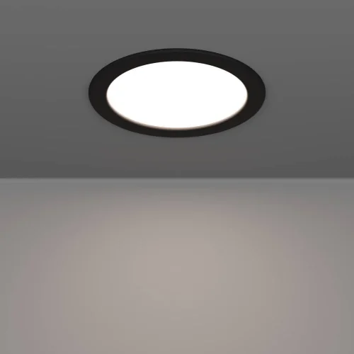 Светильник точечный LED Fueva 901414 Eglo белый на 1 лампу, основание чёрное в стиле современный круглый фото 6 Светильник точечный LED Fueva 901414 Eglo белый на 1 лампу, основание чёрное в стиле современный круглый фото 6