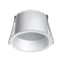 Светильник точечный LED Tran 358899 Novotech белый 1 лампа, основание белое в стиле современный хай-тек 