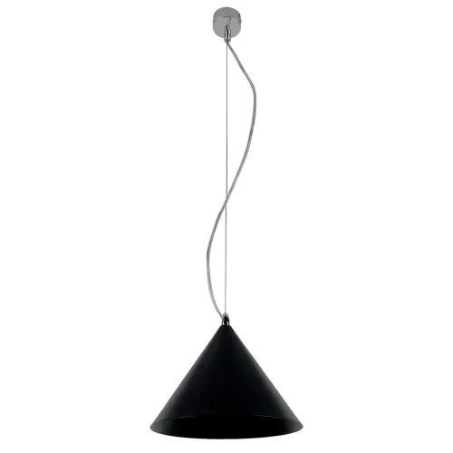 Светильник подвесной Robin LH032059 LightHall чёрный на 1 лампу, основание хром в стиле современный Светильник подвесной Robin LH032059 LightHall чёрный на 1 лампу, основание хром в стиле современный